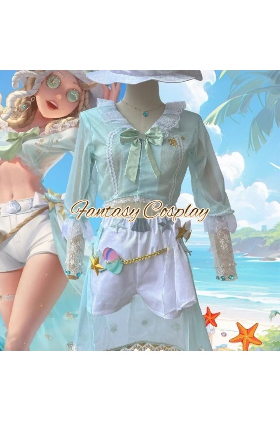 Identity V Barmaid Sea Salt Mocktail Beach Outfit Cosplay Costume